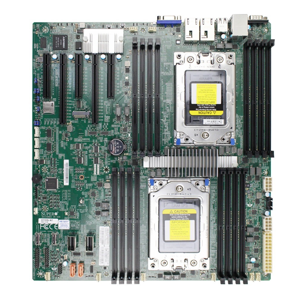 Combo Box Supermic H11DSi-NT M - Dual Socket Sp3 Epyc Motherboard 评论和价格