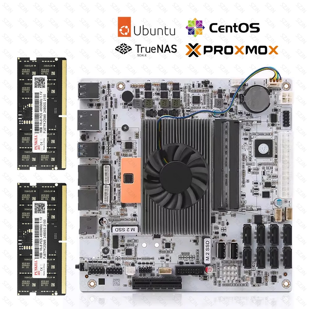 I5-8265U ES 8 SATA NAS Motherb - Mini Itx Dual 2.5G Nas Motherboard 评论和价格