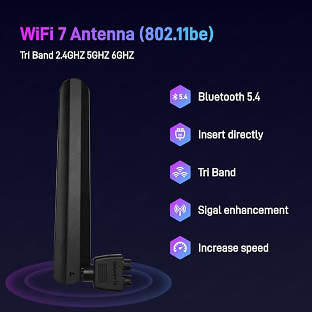 EZ-Plug WIFI 7 Antenna For GIG - Z890 Wi-Fi 7 Motherboard 评论和价格