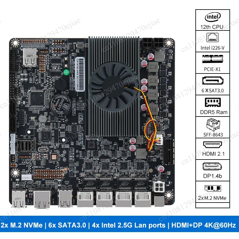 N100 Mini ITX NAS Motherboard  - Mini Itx Dual 2.5G Nas Motherboard 评论和价格